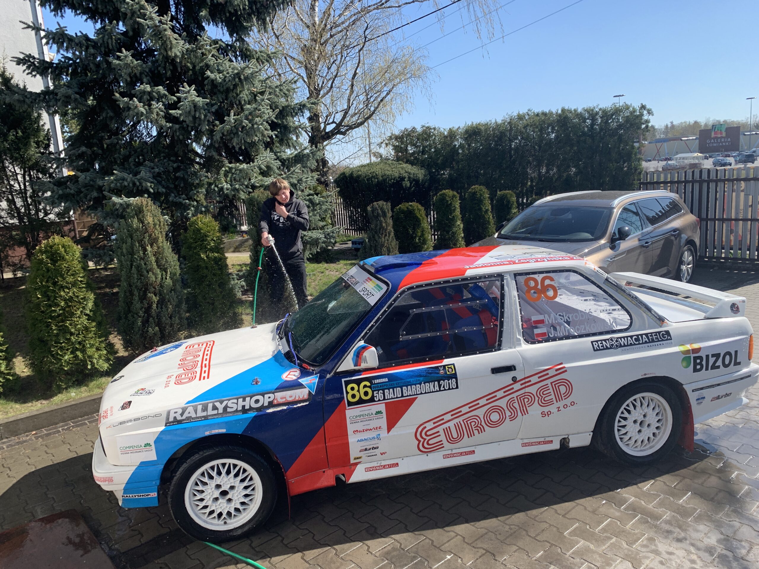 Oklejanie aut rajdowych Warszawa - BMW