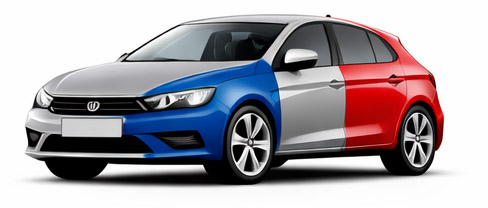 Zmiana koloru 1/2 auta